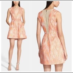 Pacey V Neck Lantern Dress/ Sunset Multi/ Size 6